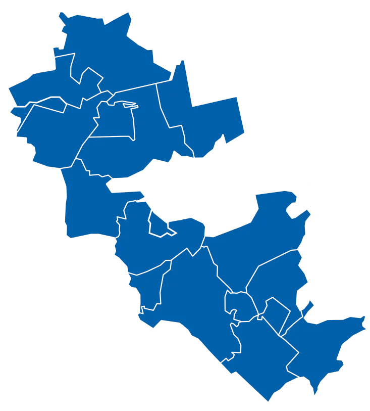 mapa sołectw